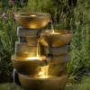 Pots Water Fountain with Led Light