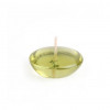 CFZ-109-12-0 3 in. Clear Gel Floating Candles Sage Green - 72 Piece