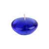 CFZ-111-12-0 3 in. Clear Gel Floating Candles Blue - 72 Piece