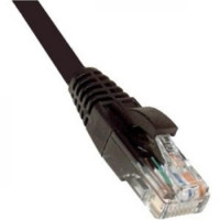 Weltron 90-C6ABS-10BK 10FT BLACK BOOTED CAT6A STP PATCH CABLE