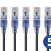 Monoprice 33216 MONOPRICE SLIMRUN CAT6A ETHERNET PATCH CABLE - SNAGLESS RJ45_ STRANDED_ 550MHZ_