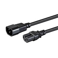Monoprice 35112 MONOPRICE HEAVY DUTY POWER CABLE - IEC 60320 C14 TO IEC 60320 C15_ 14AWG_ 15A/18