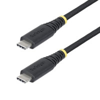 Startech S2CEPR3F-USB-CABLE 3FT (91CM) USB-C CHARGING CABLE, 240W (5A) PD EPR, DUAL-LAYER SILICONE/BRAIDED J