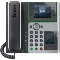 HP 89B54AA#ABA POLY EDGE E400 IP PHONE AND POE-ENABLED WITH POWER SUPPLY US
