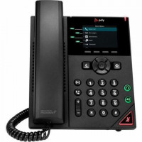 HP 89B64AA#ABA POLY VVX 250 4-LINE IP PHONE AND POE-ENABLED GSA/TAA US