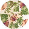 7 ft. 6 in. Round Wool Beige Area Rug