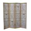 4 Panel Shoji Screen - Natural