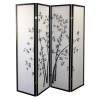 4-Panel Room Divider - Bamboo