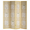 R5442 - 4 4 Panel Shoji Screen - Natural