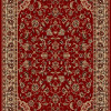 1833-6012-RED Como Rectangular Red Traditional Italy Area Rug 7 ft. 9 in. W x 11 ft. H