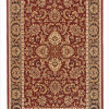 1305-1134-BURGUNDY Noble Rectangular Burgundy Traditional Italy Area Rug 7 ft. 9 in. W x 9 ft. 6 in. H