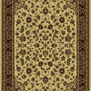 953-1325-IVORY Castello Rectangular Ivory Traditional Italy Area Rug 6 ft. 7 in. W x 9 ft. 6 in. H