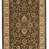 1305-1121-BLACK Noble Rectangular Black Traditional Italy Area Rug 5 ft. 5 in. W x 8 ft. 3 in. H