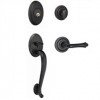 Winslow Handle Set with Bourne Lever Oil Rubbed Bronze