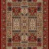 1834-2012-RED Como Rectangular Red Traditional Italy Area Rug 7 ft. 9 in. W x 11 ft. H