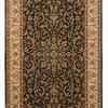 1318-1521-BLACK Noble Rectangular Black Traditional Italy Area Rug 5 ft. 5 in. W x 8 ft. 3 in. H