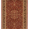 1318-1531-BURGUNDY Noble Rectangular Burgundy Traditional Italy Area Rug 5 ft. 5 in. W x 8 ft. 3 in. H