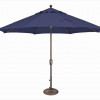 11 ft. Catalina Octagon Push Button Tilt Market Umbrella Sky Blue