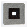 19 in. X 2.36 in. Enclave Square Wall Art with Ribbed -Pack of 2