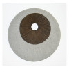 19 in. X 2.56 in. Round Double Layer Wall Decor with Ribbed -Pack of 2