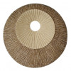 14 in. X 2 in. Round Double Layer Ribbed Wall Plaque -Pack of 2