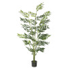 7 ft. Potted Fiddle Tree Leaves - Green