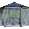Palram - Canopia Roma Gazebo Netting Set - 6 Piece