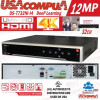 Adesso CYBERVIEWN32 32CH NVR H.265 4K NO HDD POE, 4 SATA INTERFACE