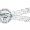 8 in. Baseline Hires 360 Degree Clear Plastic Goniometer - 25 Each