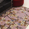 9 x 12 ft. Hand Tufted Wool Floral Rectangle Area Rug Beige