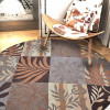 8 x 8 ft. Hand Tufted Wool Floral Round Rug Multi Color