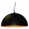1 Light Pendant Matte Black Gold - 1 100 Watt