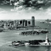 Frameless Free Floating Tempered Glass Art by EAD Art Coop - New York Skyline A