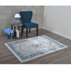 5 ft. x 7 ft. 10 in. Machine Woven Crossweave Polyester Oriental Rectangle Area Rug Multi Color