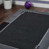 6 ft. 7 in. x 9 ft. 10 in. Hand Knotted Tibbati Wool Contemporary Rectangle Area Rug Charcoal
