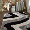 8 x 10 ft. Hand Tufted Shag Polyester Contemporary Rectangle Area Rug Multi Color