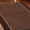 5 ft. 7 in. x 7 ft. 10 in. Hand Knotted Tibbati Wool Contemporary Rectangle Area Rug Brown