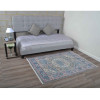 5 ft. x 7 ft. 10 in. Machine Woven Crossweave Polyester Oriental Rectangle Area Rug Multi Color