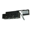 Four-Light Double Gimbal Linear Recessed Fixture Low Voltage - Black