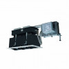 39W 3 Light Linear Remodel Metal Halide with 120V Electronic Ballast White Trim with Black Interior