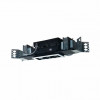 3-Light Linear New Construction Metal Halide 120V Electronic Ballast, White & Black