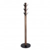 Flapper Coat Rack & Jacket Hanger Great for Entryway - Black & Walnut