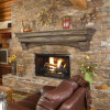 The Celeste 48 in. Mantel Shelf Espresso Finish
