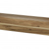 48 in. Acacia Shelf or Mantel Shelf with Weathered Gray & Natural Distressing