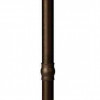 Bronze Floor Lamp - Walnut Shade