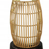 Concepts Patioglo Resin Bamboo Shade LED Table Lamp Bright White