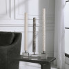 212 Main 17869 28 x 9.25 x 9 in. Makira Cylindrical Sculptures Set of 3