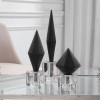 212 Main 17916 20.5 x 11 x 7.25 in. Alize Sculptures Black - Set of 3