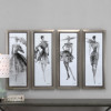 212 Main 33624 Fashion Sketchbook Framed Graphic Art Set