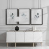 212 Main 33723 29 x 40 x 11 in. Simple Sage Watercolor Prints Set of 3